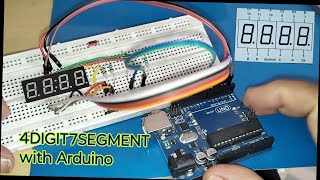 4 digit 7 segment Digital Display project [upl. by Higinbotham506]