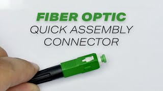 Fiber optic quickassembly connector Ultimode ESC925T [upl. by Jones234]