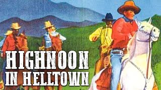 John Wayne Highnoon in Helltown  Western Klassiker  Deutsch  Klassischer Westernfilm [upl. by Ehcnalb]