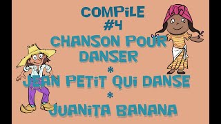 Chanson pour danserJean petit qui danse Juanita Banana  Sibilarico Tv S03 Compile4 [upl. by Emersen]