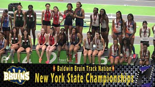 Baldwin HS Girls amp Boys  New York State Indoor Championships [upl. by Corel421]