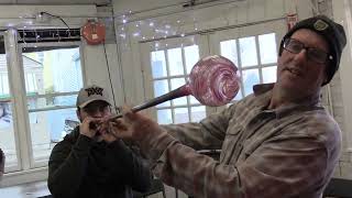 Glass Blowing Experience L Colletti Jan 2024 [upl. by Nirred]