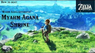 How to BYPASS PUZZLE Myahm Agana Shrine  Zelda Breath of the Wild [upl. by Ciredor]