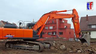 Brand New HITACHI ZAXIS 350 LCN6 Abbruch Winnenden Germany 30012018 [upl. by Lemrej]