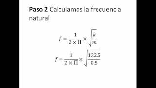 Ejercicio 01  Calculo de la frecuencia natural  Dinámica de las estructuras  wwwmarlonfalconcl [upl. by Leohcin203]