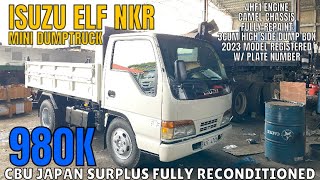 All IN NA TRUCK PAG NILABAS SA YARD🔰ISUZU ELF NKR MINI DUMP TRUCK👌❇️ [upl. by Ayatnwahs]