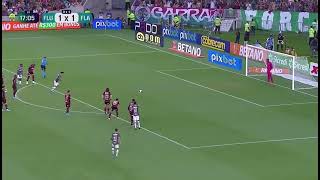 HUGO SOUZA DEFENDE PÊNALTI COBRADO PELO CANO Fluminense x Flamengo [upl. by Nina500]