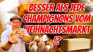 FRITTIERTE CHAMPIGNONS  Gefüllte mit Käse gebacken im Bierteig  Grill amp Chill  BBQ amp Lifestyle [upl. by Accisej762]