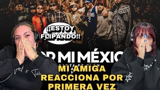 REACCIÓNPor Mi Mexico Remix 🇲🇽  Lefty SM Santa Fe Klan Dharius CKan MC Davo amp Neto Peña [upl. by Aliam]