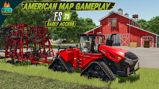 Playing American Map Farming Simulator 25  Live Urdu Hindi Gameplay [upl. by Shena890]