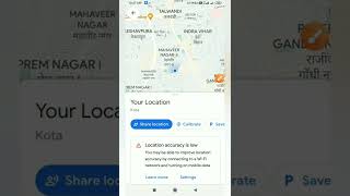 google map me live location kaise send kare  how to share live location on google maps shorts [upl. by Stokes]