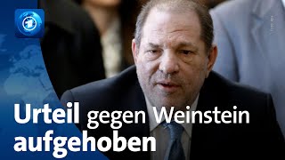 Urteil gegen ExHollywoodProduzent Weinstein aufgehoben [upl. by Roxy]