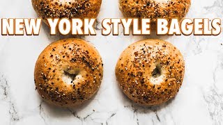 How To Make New York Style Bagels [upl. by Anaihr383]