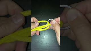 Securing to a Ring Unbreakable Knot Technique [upl. by Etti]