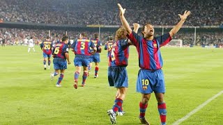 Historic Ronaldinhos Debut for Barcelona [upl. by Afas463]