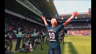 APRESENTAÇÃO de NEYMAR no ESTÁDIO  PSG  PES 2017 [upl. by Ankney]