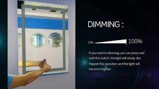 How to Dim LED Mirror Light [upl. by Neomah855]