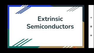 Extrinsic Semiconductors in Malayalam [upl. by Leunam]