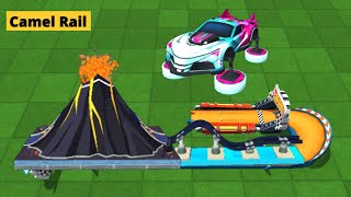 RACECRAFT GAME  STREAM CAR UNLOCK CAMEL RAIL TRACK  HOT RACE WHEELS UNLIMITED [upl. by Aihcila]