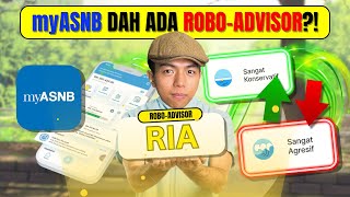 Untung Ke Robo Advisor RIA di myASNB ni Robo Advisor RIA vs ASB biasa [upl. by Pampuch]