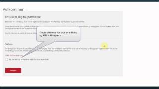 eBoks  hvordan opprette digital postkasse [upl. by Clausen]