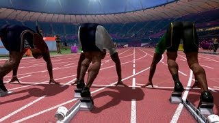 100m and 100m Hurdles  London 2012 Olympics Gameplay [upl. by Ominoreg]