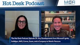 Hot Desk Podcast Ep 39 Microsoft Ignite Solidigm AWS Canva Zoom and Panzura [upl. by Nevsa]