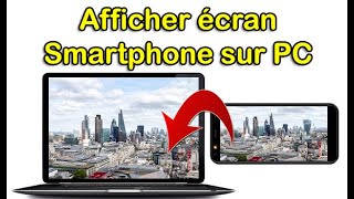 Comment afficher écran de téléphone sur PC Windows 10 – Projeter téléphone sur PC [upl. by Deirdra910]