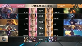 UOL vs FNC Highlights  UNICORNS OF LOVE vs FNATIC  EU LCS Week 5  SPRING 2016 [upl. by Zinn]