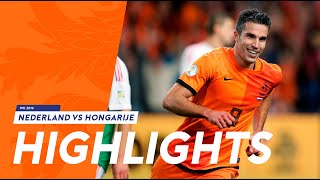 Highlights Nederland  Hongarije 81 11102013 WK 2014kwalificatie [upl. by Yunfei]