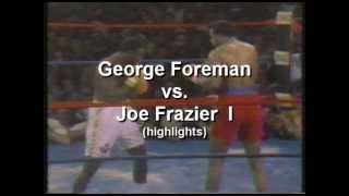 George Foreman vs Joe Frazier I 12273 [upl. by Eneluj]