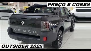 OROCH OUTSIDER 2025 RENAULT PREÇO CORES [upl. by Akemak]