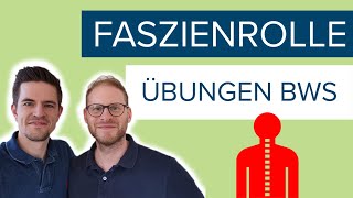 Faszienrolle Die besten Übungen für die BWS [upl. by Accever]