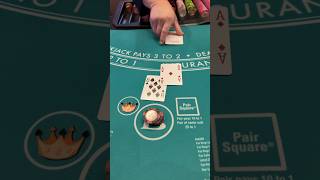 500 on a hand of blackjack watch til the end casino gambling blackjack [upl. by Dinin]