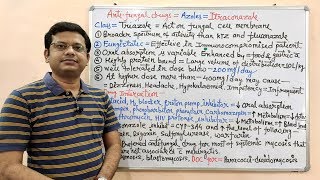 Antifungal Drugs Part07 Itraconazole amp Other Topical Azoles Mechanism of Action  Antifungal Drug [upl. by Yerhpmuh]