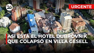 🔴 EN VIVO  Así está el Hotel Dubrovnik de Villa Gesell que se derrumbó [upl. by Lertram]