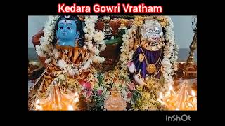 Kedara Gowri Vratham 🎉🪔 [upl. by Nodnorb]