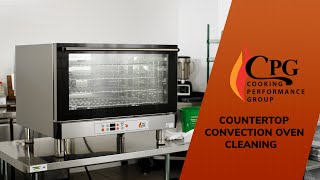 CPG Countertop Convection Oven Cleaning [upl. by Naziaf]