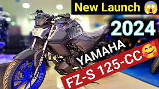 New launch 😱 2024 Yamaha FZS 125CC 🥰 Bikersrj fz125 yamaha [upl. by Aryas]