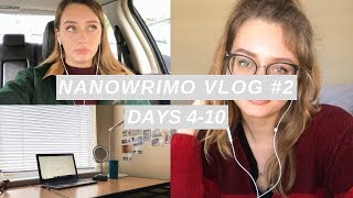 NaNoWriMo 2018 Writing Vlog 2  Days 410 [upl. by Nahtnoj]