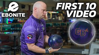 Ebonite GB4 Hybrid  First 10 w Tommy Jones [upl. by Nauhs]