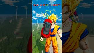 Cars VS Dragon Ball Characters 🐉  BeamNGdrive dragonball sparkingzero DBZ shorts [upl. by Assenal]