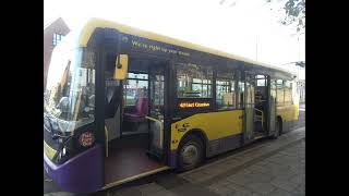 Enviro 200 MMC ExAbellio London Go Coach 8346 YX66WFG Service 429 Terminating at Dartford Station [upl. by Arihppas320]