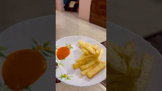 Ghar pe banaye french fries🍟🤤 nehabisht cookingfood pahadi pahadivlogger frenchfries snacks [upl. by Bigler]