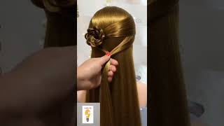 Easy beautiful and quick hairstyle tutorial [upl. by Anitnegra418]