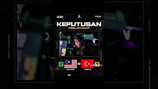 IESF WORLD ESPORTS CHAMPIONSHIP 2024  MALAYSIA 2  1 TURKI  MALAYSIA MARA KE SEPARUH AKHIR ❗ [upl. by Jobye]