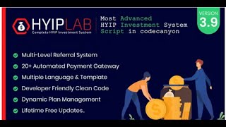 Hyiplab  Complete Hyip Investment System V39 nulled Download For Free Error solved [upl. by Yelwar]