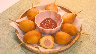 Easy Mini Corn Dogs Recipe with Pancake Mix  Fun amp Quick Snack Idea [upl. by Esmerolda]