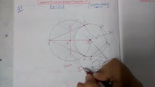 Chapter 11 Exercise 112 Q7 Constructions of Maths class 10 NCERT [upl. by Krawczyk]