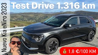 1316 km en una semana con Nuevo Kia eNiro 2023  Test Drive [upl. by Nonnek]